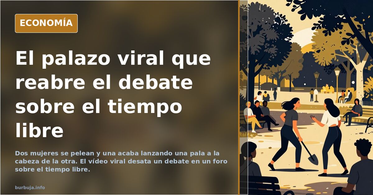 El vídeo viral de la pala: dos mujeres, una pelea y un debate en un foro