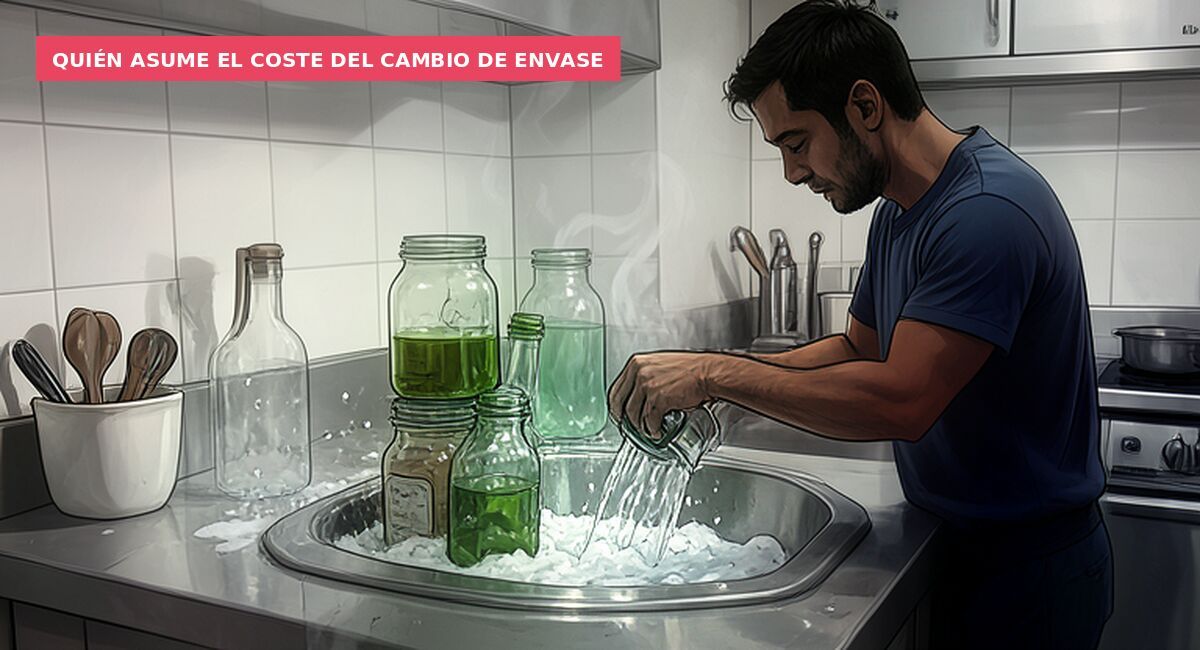 Quién asume el coste del cambio de envase