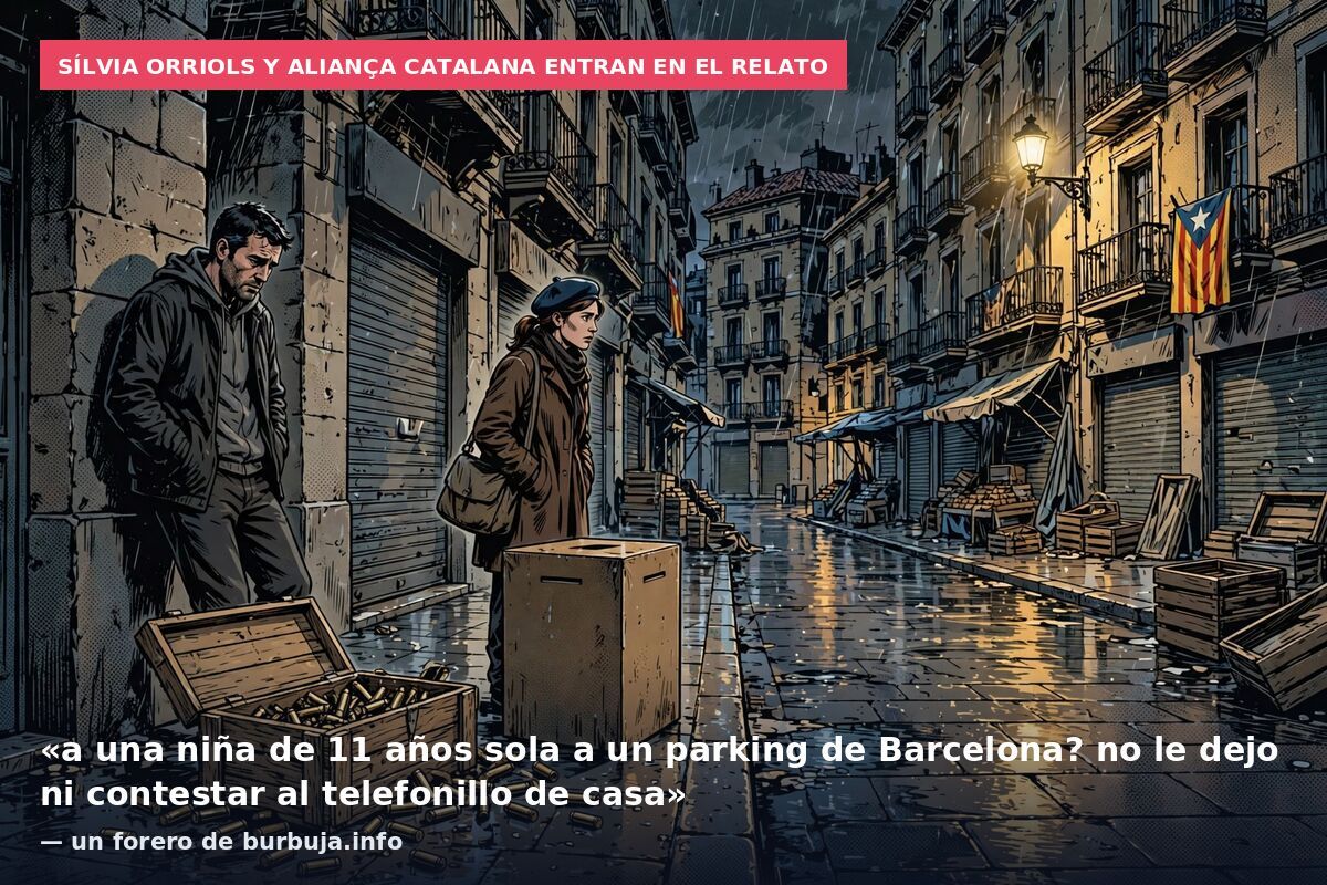 Sílvia Orriols y Aliança Catalana entran en el relato: «a una niña de 11 años sola a un parking de Barcelona? no le dejo ni contestar al telefonillo de casa» — un forero de burbuja.info