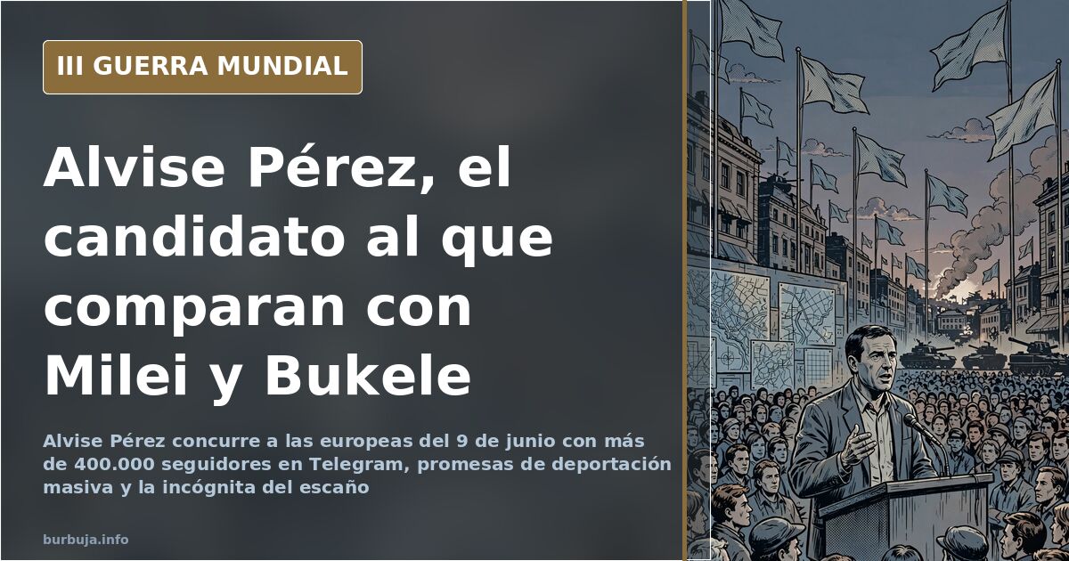 Alvise Pérez: Spain’s anti-establishment candidate compared to Milei and Bukele