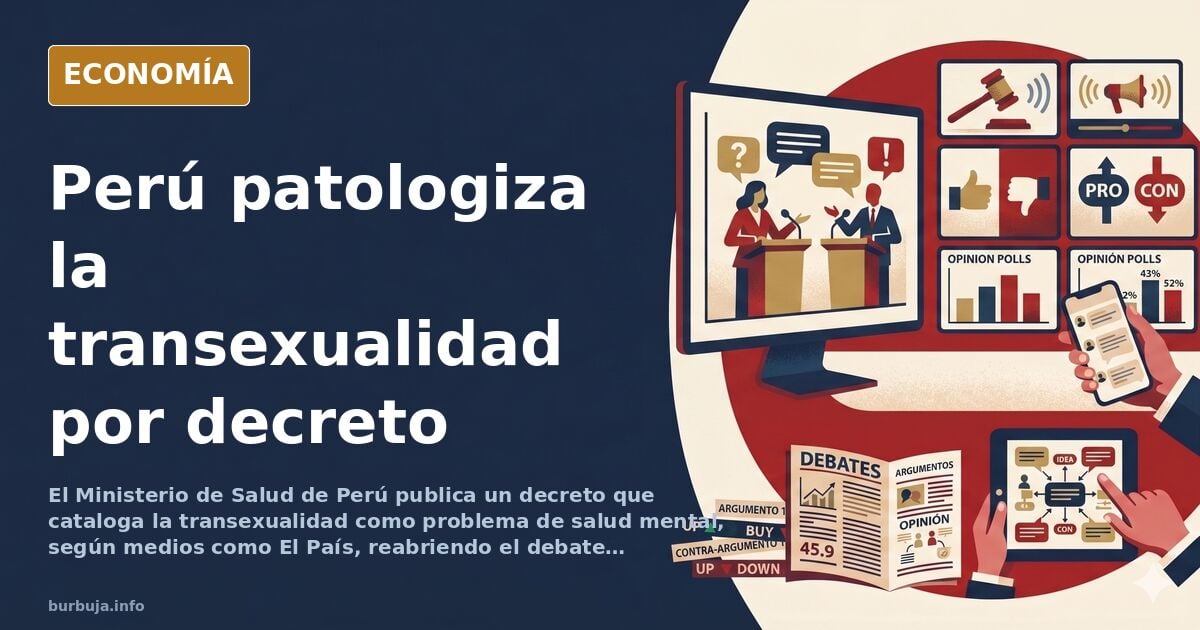 Perú declara por decreto a los transexuales enfermos mentales