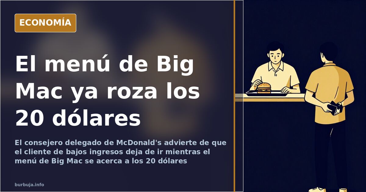 Interior de un local de comida rápida con pantallas de autopedido y clientes consultando el menú de hamburguesas