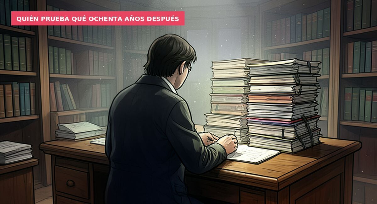 Quién prueba qué ochenta años después