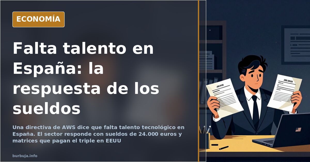 Amazon dice que falta talento en España y el sector responde con sueldos