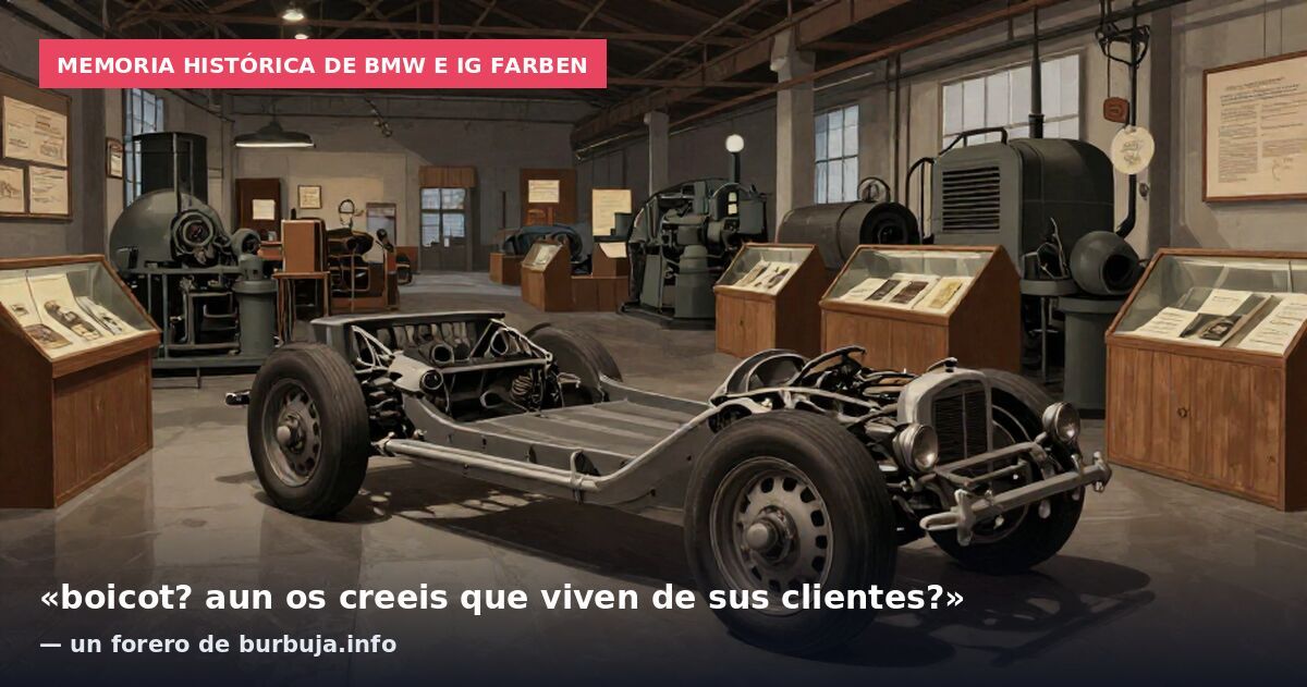 Memoria histórica de BMW e IG Farben: «boicot? aun os creeis que viven de sus clientes?» — un forero de burbuja.info