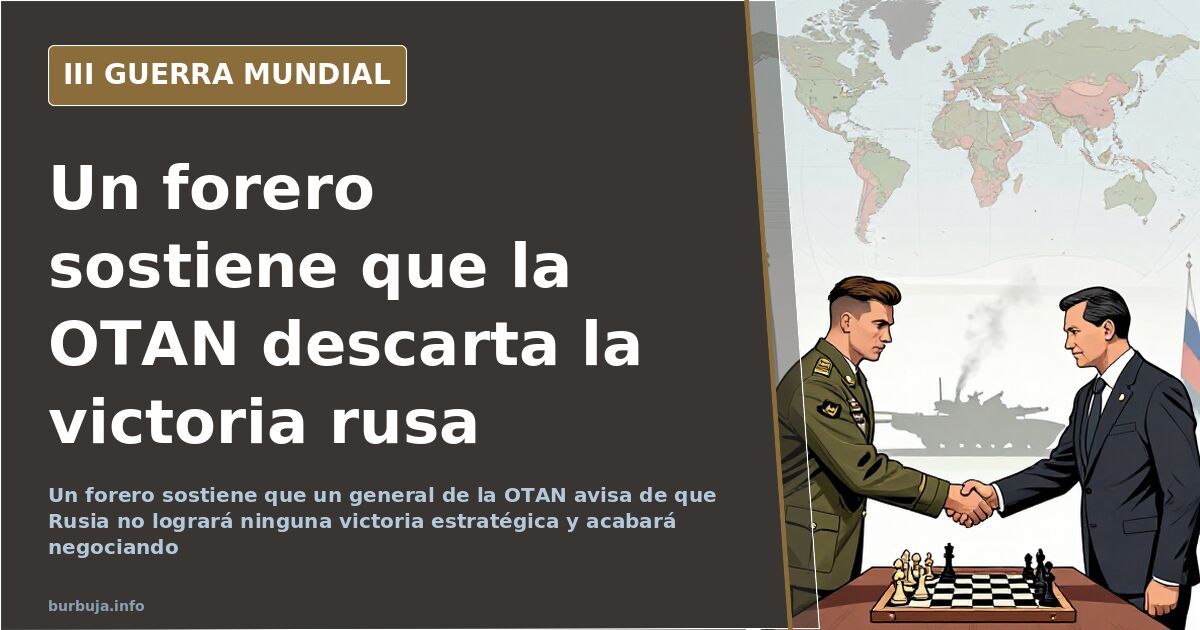 NATO General: Russia Cannot Achieve Strategic Victory
