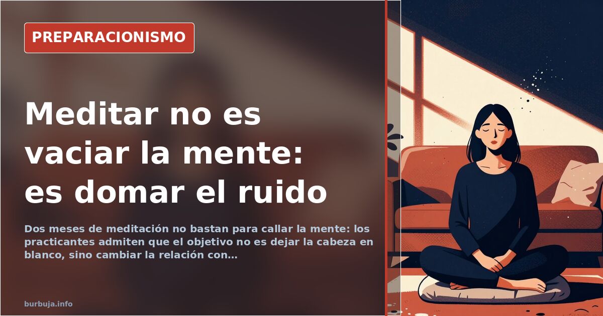Persona sentada meditando con los ojos cerrados en un banco junto al río, práctica de meditación y atención plena