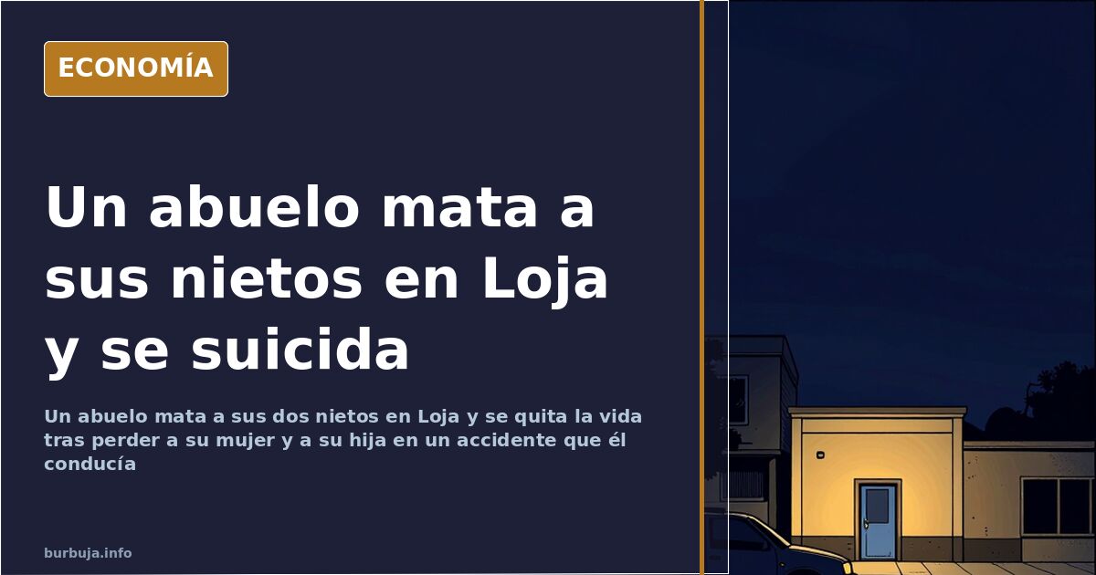 Vista de una calle de Loja, en Granada, con el despliegue policial tras el suceso del abuelo atrincherado con sus nietos