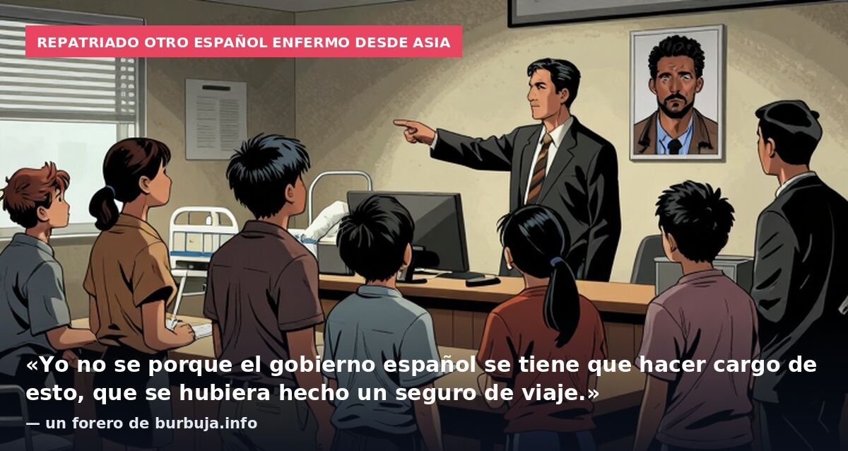 Repatriado otro español enfermo desde Asia: «Yo no se porque el gobierno español se tiene que hacer cargo de esto, que se hubiera hecho un seguro de viaje.» — un forero de burbuja.info