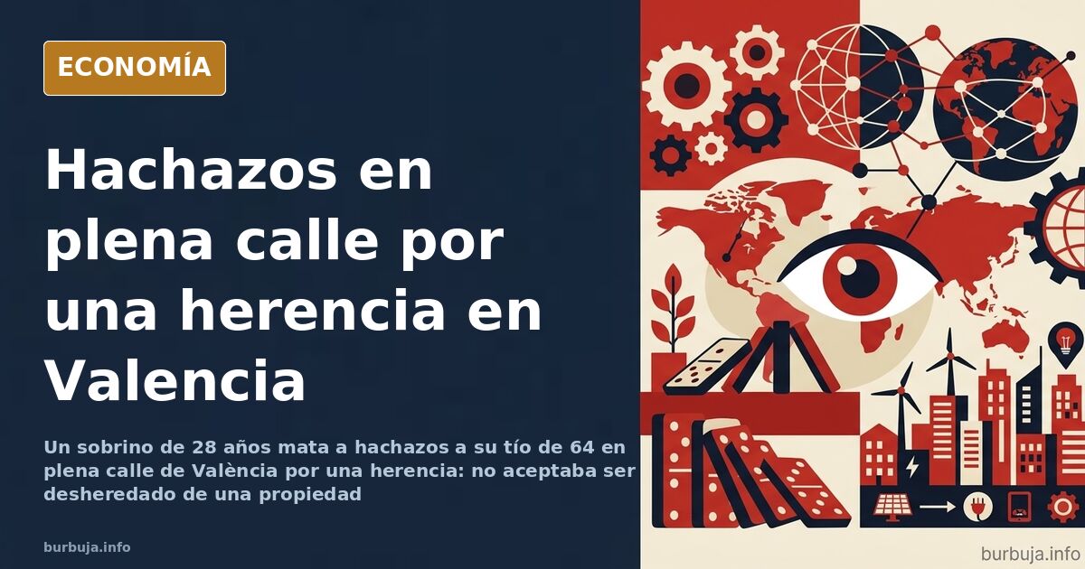 Calle de Valencia con el acceso a un despacho de abogados donde se produjo un crimen por una herencia