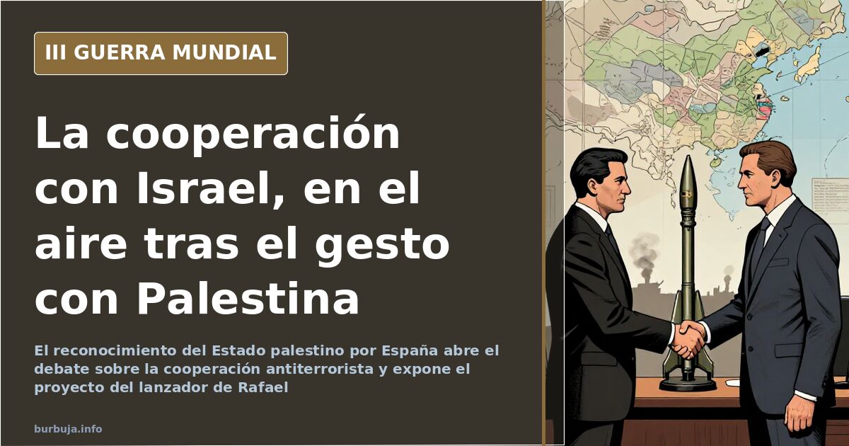 Reconocer a Palestina pone en duda la cooperación con Israel