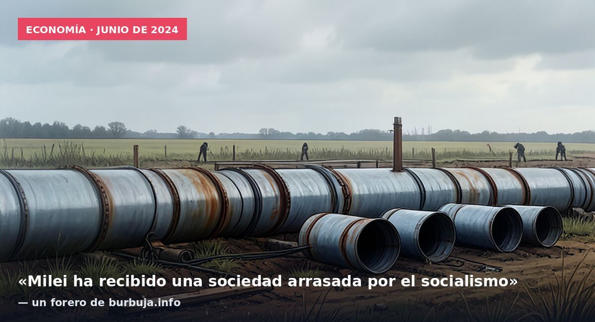Economía · junio de 2024: «Milei ha recibido una sociedad arrasada por el socialismo» — un forero de burbuja.info