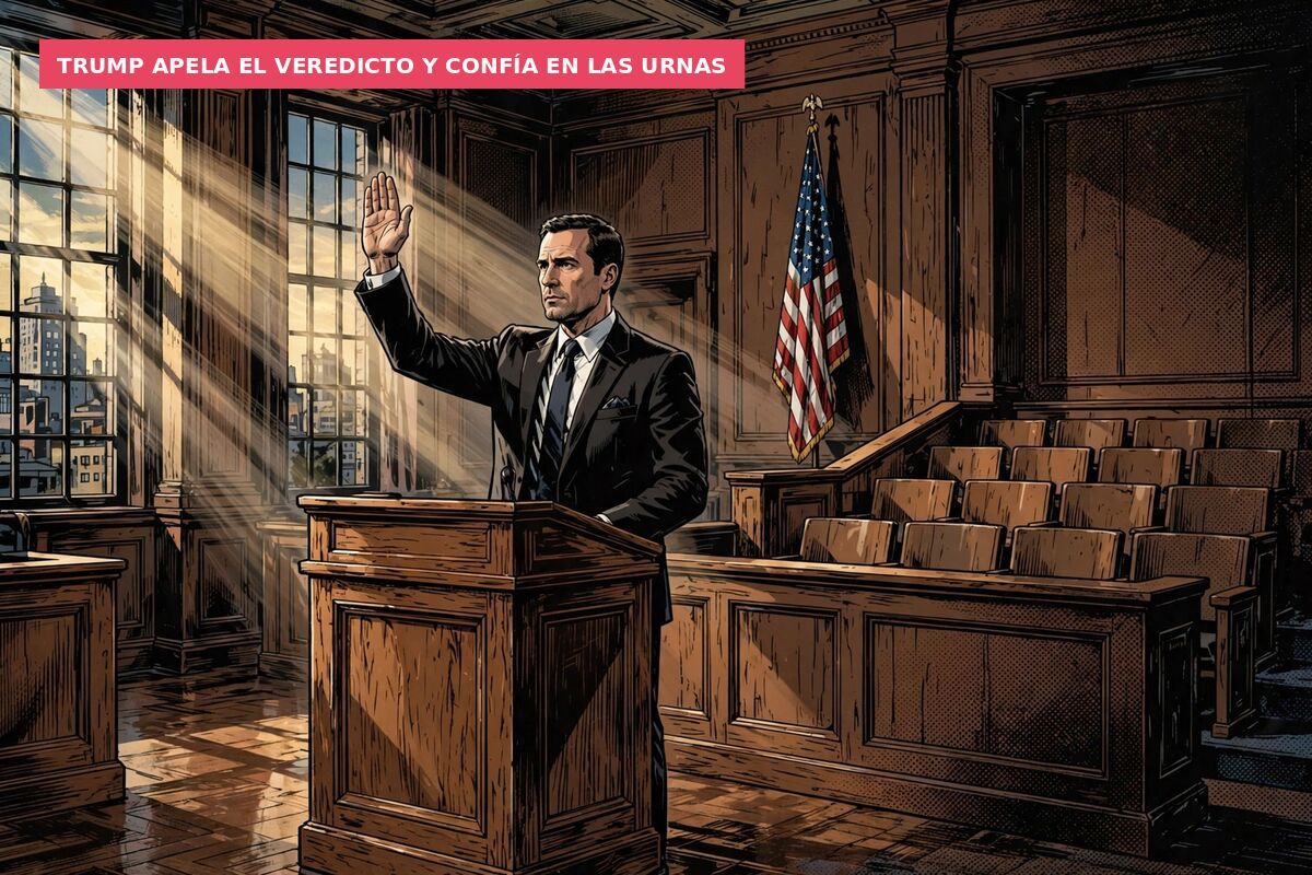 Trump apela el veredicto y confía en las urnas