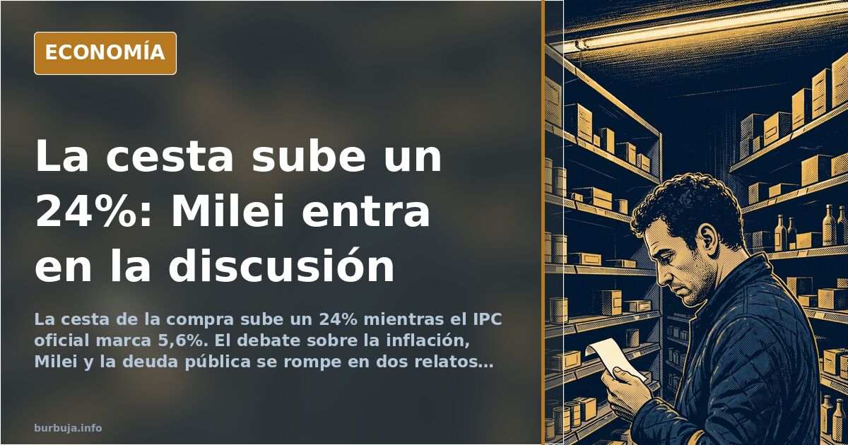 La cesta de la compra sube un 24% y el debate se rompe