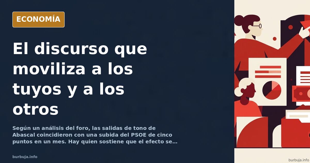 Ilustración editorial de un atril vacío con micrófonos en un hemiciclo, símbolo del discurso político que moviliza a los dos 