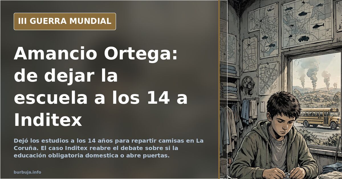 Amancio Ortega Dropped Out at 14: The Domestication Thesis