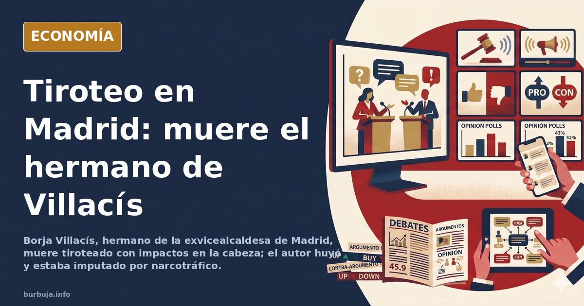 Muere tiroteado Borja Villacís, hermano de Begoña Villacís