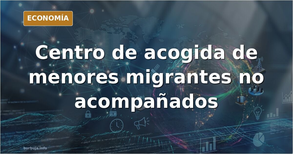 Interior de un centro de acogida de menores migrantes no acompañados