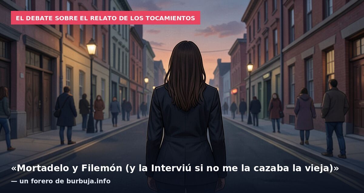 El debate sobre el relato de los tocamientos: «Mortadelo y Filemón (y la Interviú si no me la cazaba la vieja)» — un forero de burbuja.info