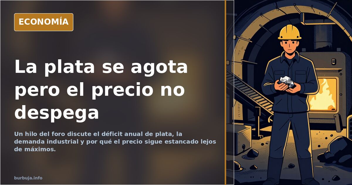 Debate sobre el déficit de plata y su efecto en el precio