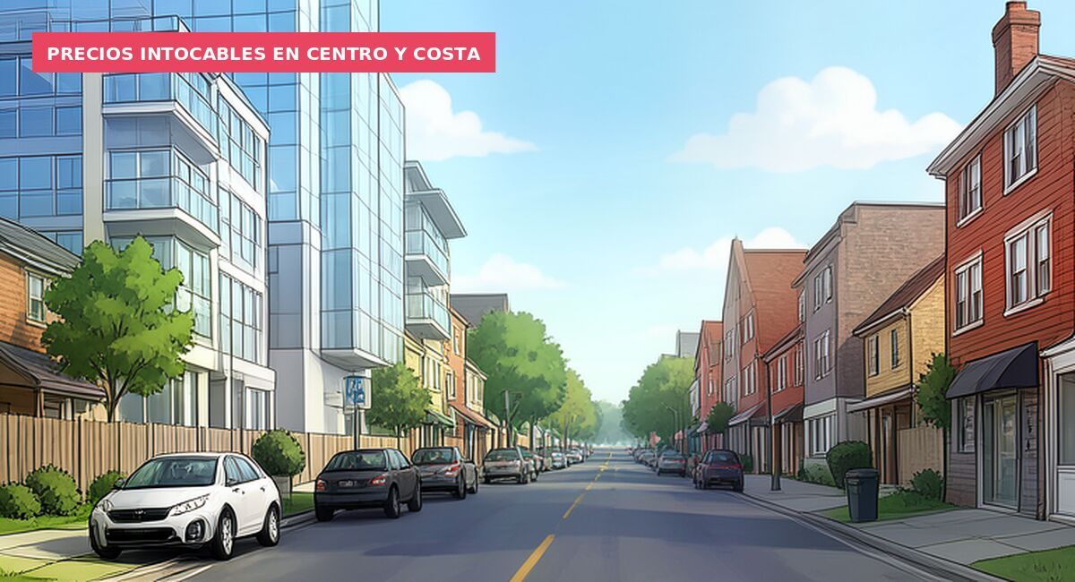 Precios intocables en centro y costa