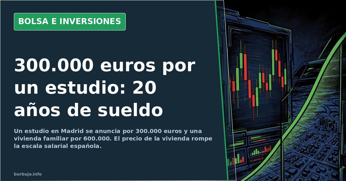 Madrid Studio Costs 300,000 Euros: Twenty Years of Salary