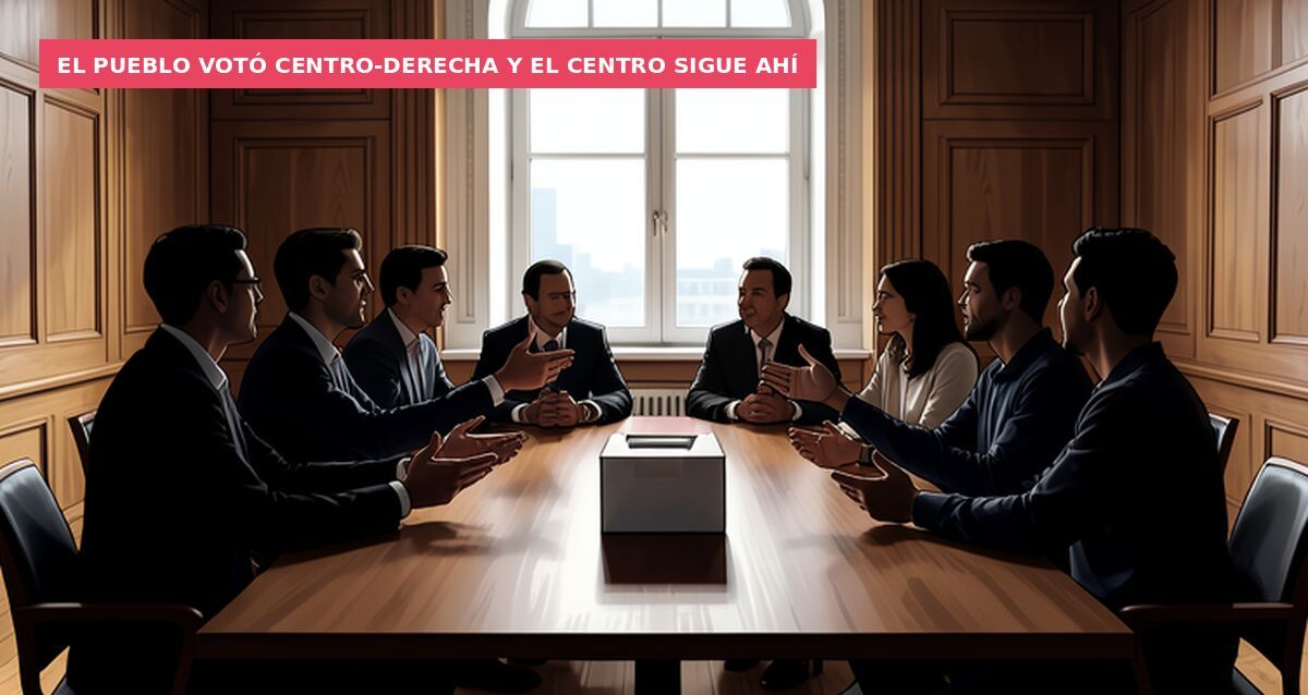 El pueblo votó centro-derecha y el centro sigue ahí