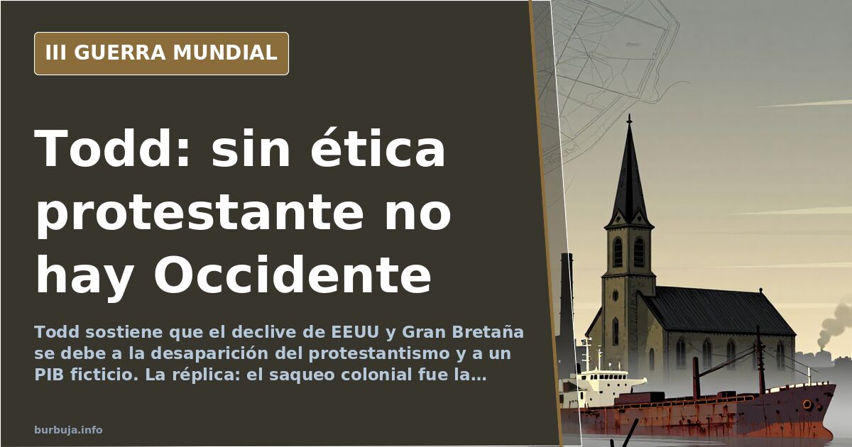 Mapa de Europa con la alfabetización protestante y siluetas industriales en tonos desaturados