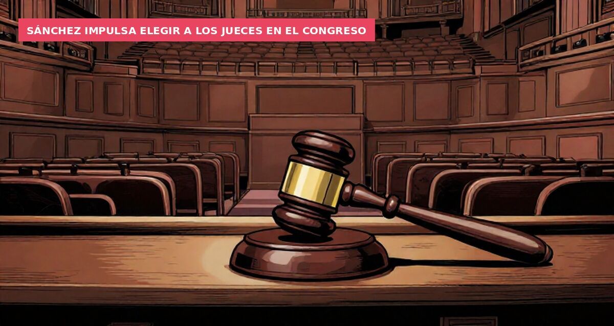 Sánchez impulsa elegir a los jueces en el Congreso