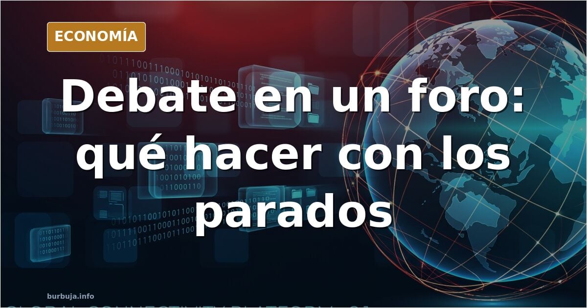 Debate en un foro: qué hacer con «5 millones de paraus»