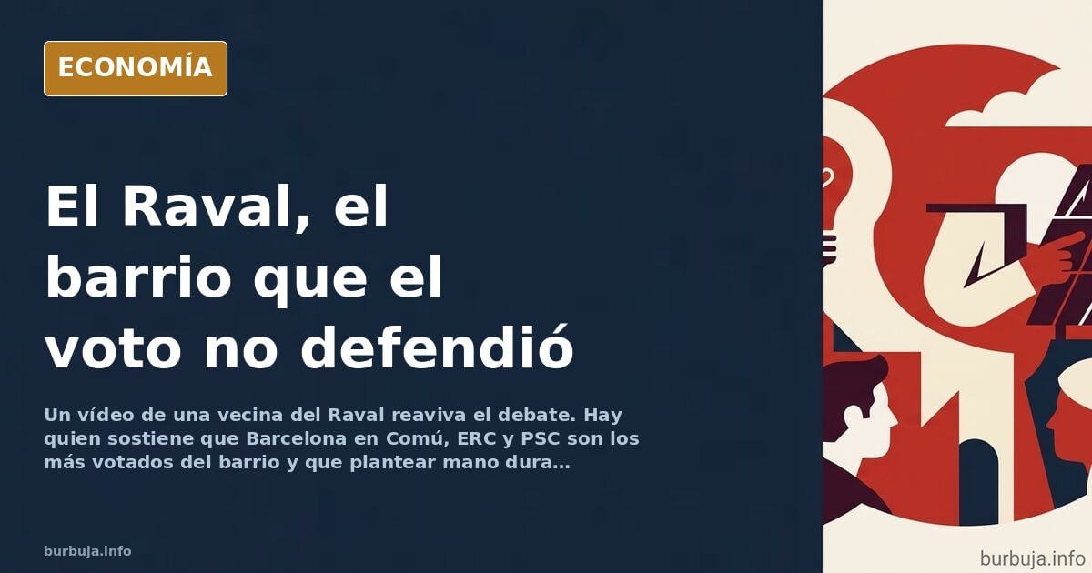 Ilustración editorial de una calle estrecha del Raval de Barcelona con edificios antiguos y sombras alargadas, simbolizando l