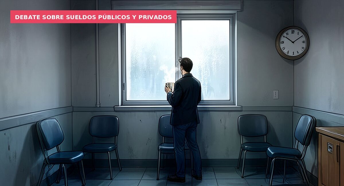 Debate sobre sueldos públicos y privados