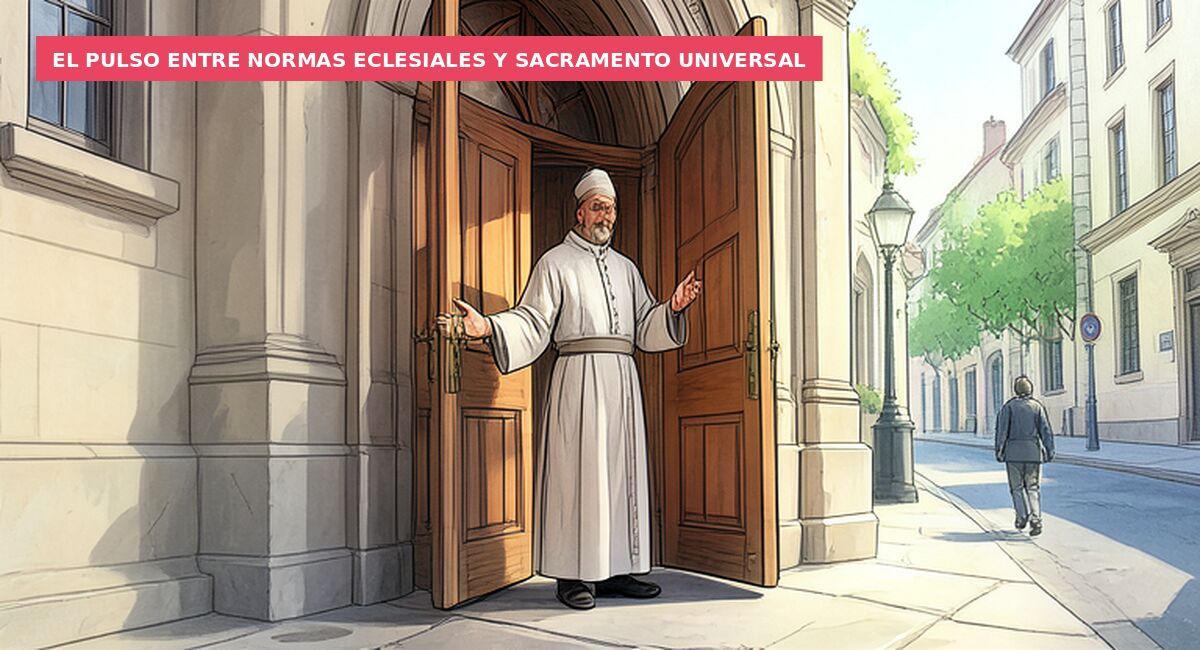 El pulso entre normas eclesiales y sacramento universal