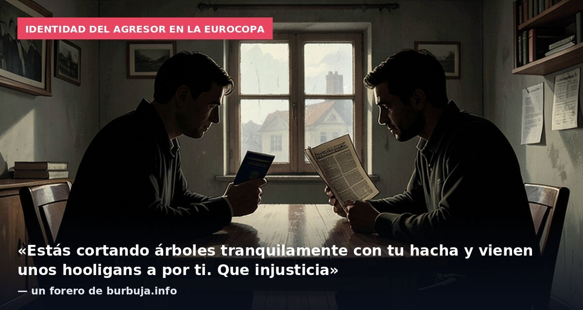 Identidad del agresor en la Eurocopa: «Estás cortando árboles tranquilamente con tu hacha y vienen unos hooligans a por ti. Que injusticia» — un forero de burbuja.info