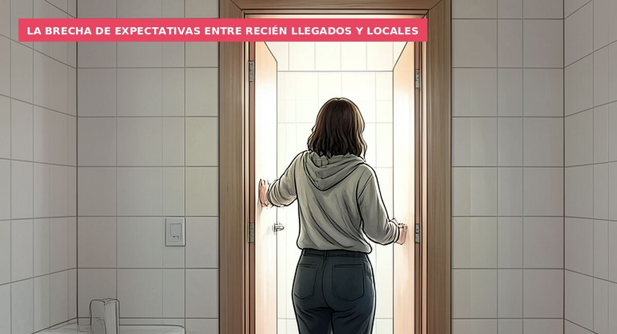 La brecha de expectativas entre recién llegados y locales