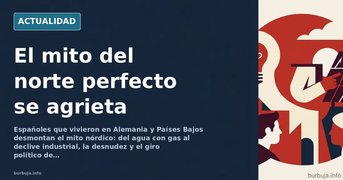 Interior de una cocina centroeuropea con platos apilados en el fregadero y vasos de agua con gas sobre la mesa