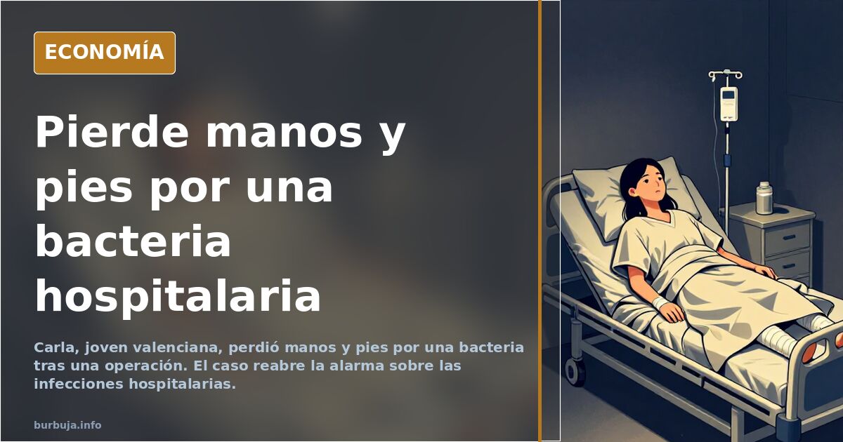 Bacteria hospitalaria en un quirófano, escenario de la infección nosocomial que costó manos y pies a una joven