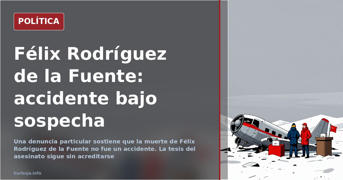 Félix Rodríguez de la Fuente: la investigación sobre su muerte