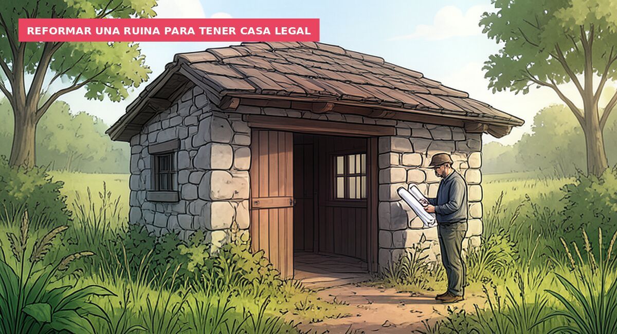 Reformar una ruina para tener casa legal