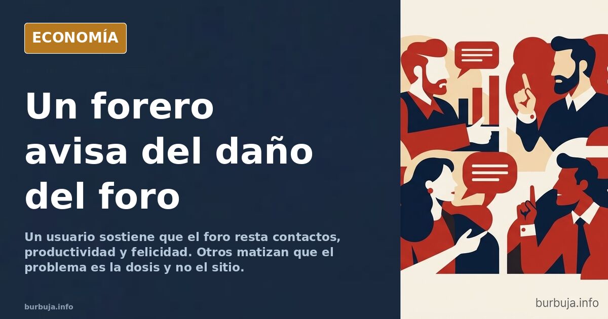 Ilustración editorial de una puerta abierta a un pasillo oscuro con una figura sentada frente a una pantalla iluminada