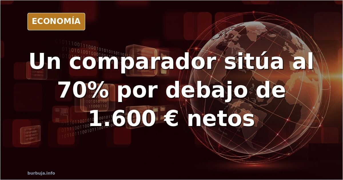 Ilustración editorial de una nómina española con la cifra 1.600 euros y una cuña fiscal