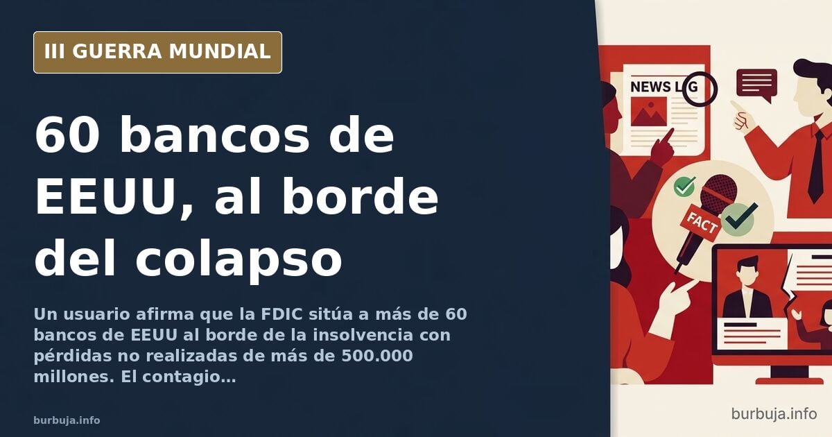 Ilustración documental desaturada de un edificio bancario estadounidense con siluetas de rascacielos y un mapa de flujos fina