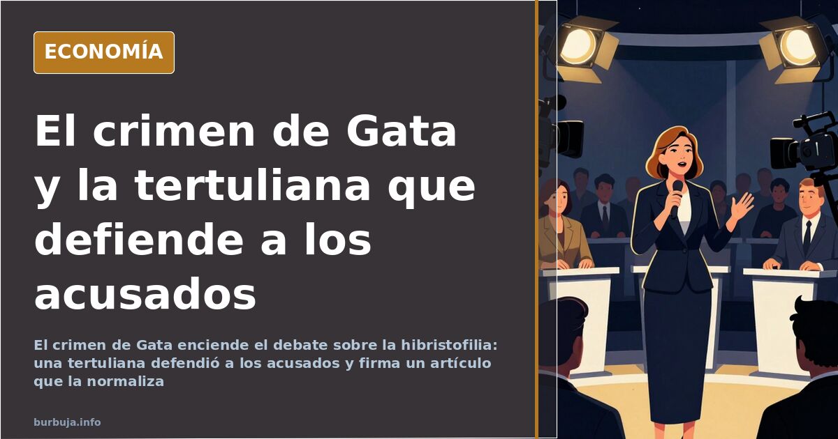 Defendió a los acusados de Gata y ya escribió sobre hibristofilia