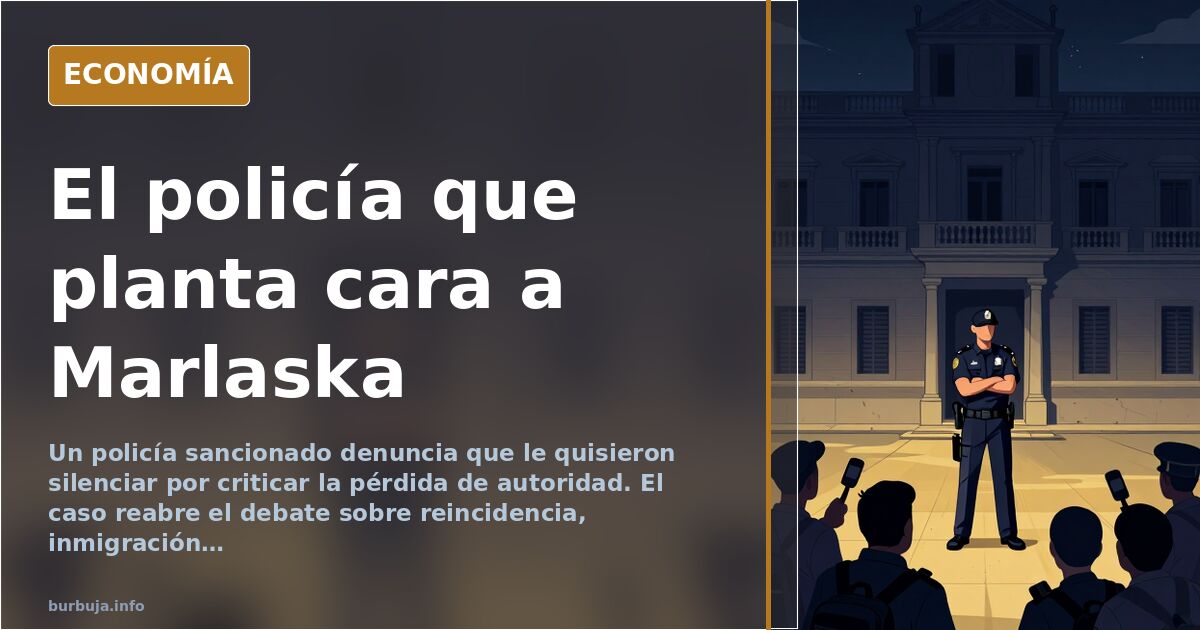 Samuel Vázquez, policía sancionado: «Querían silenciarnos»