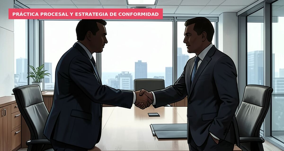 Práctica procesal y estrategia de conformidad