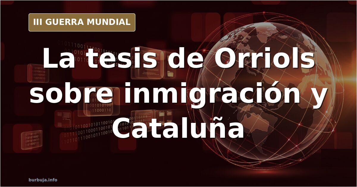 Orriols: «el Estado quiere aniquilar la raza catalana»