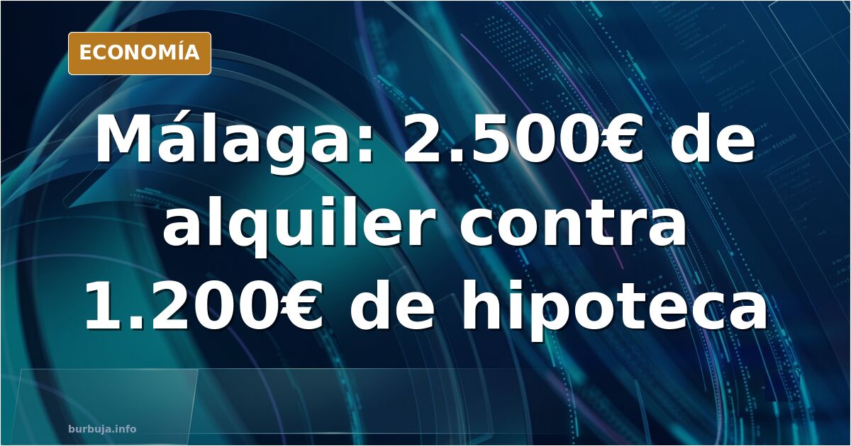 Fachada de un edificio de viviendas en la costa de Málaga con una finca en venta y otra en alquiler, en tonos azul profundo y