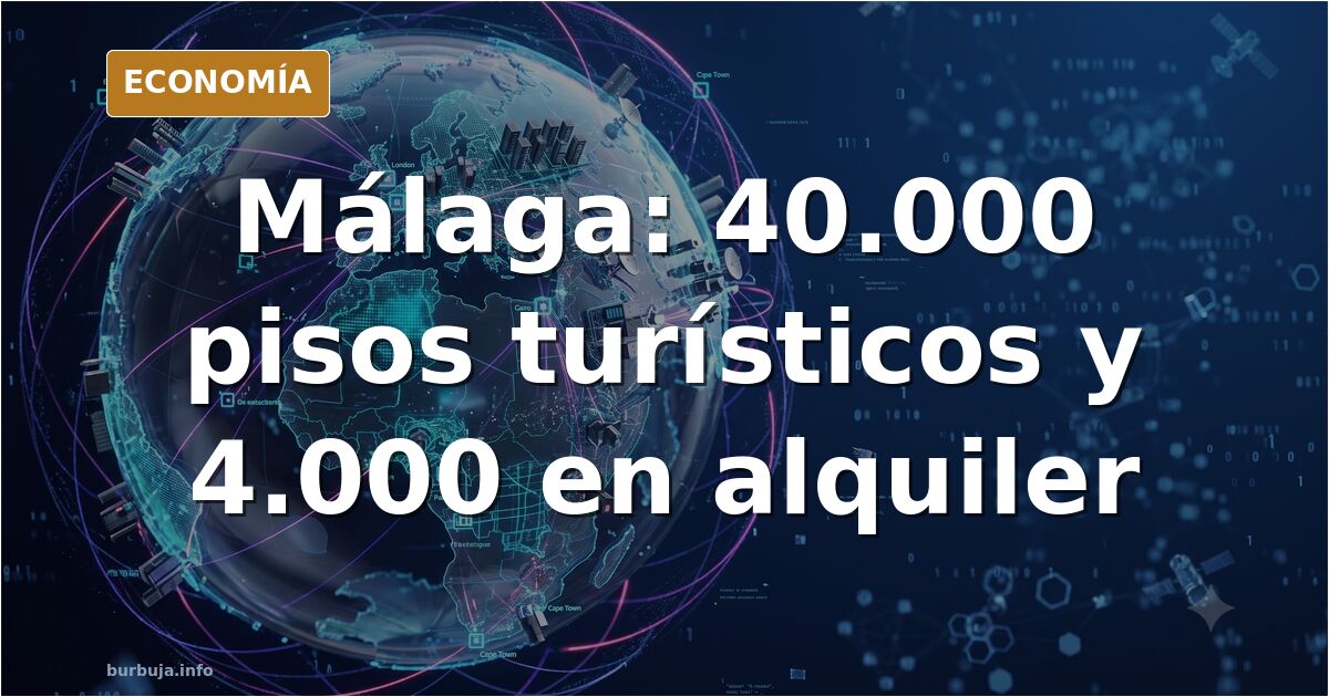 Calle del centro de Málaga con pancartas vecinales contra el alquiler turístico, la gentrificación y los altos precios de la 