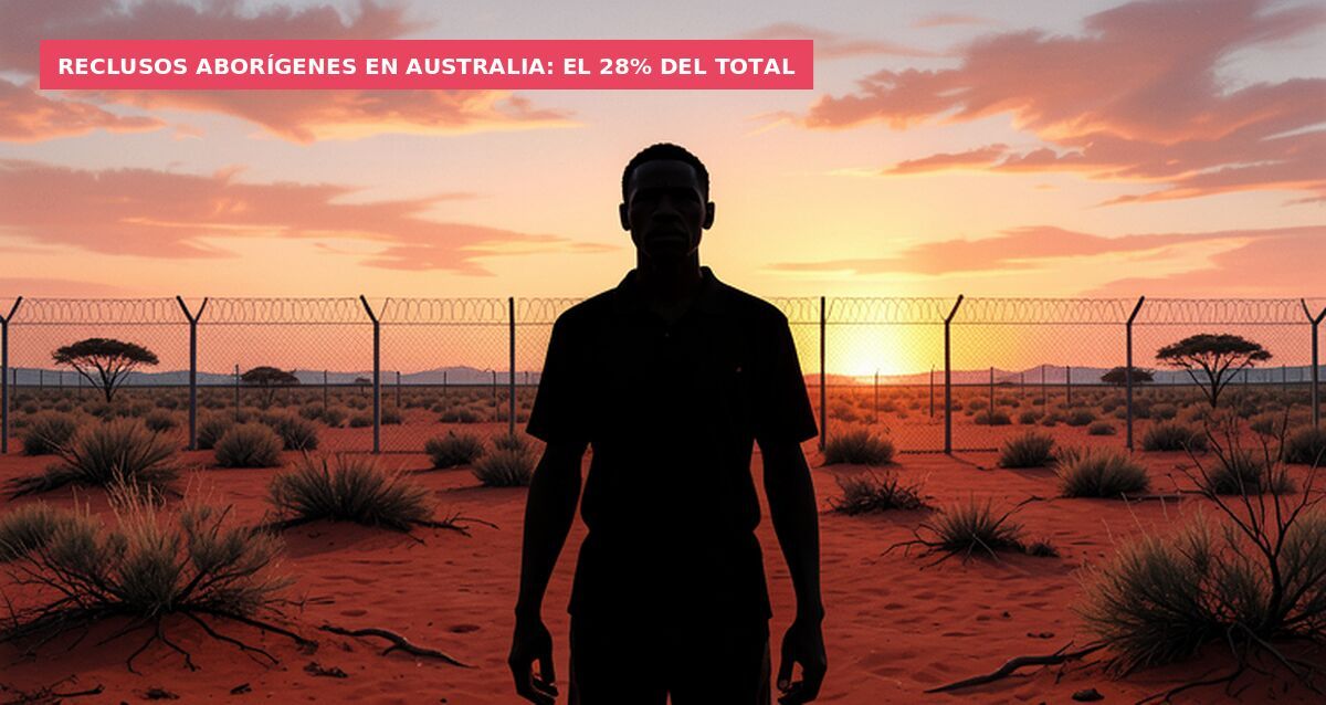 Reclusos aborígenes en Australia: el 28% del total