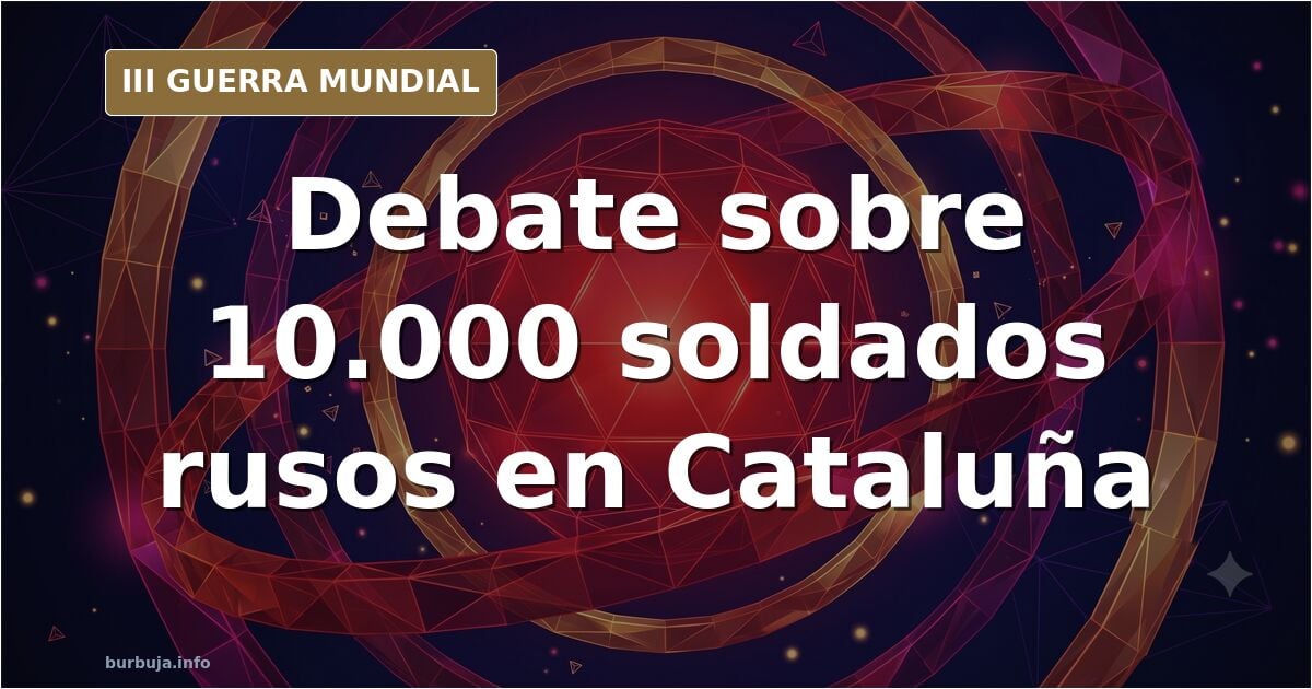 Mapa desaturado de Cataluña con siluetas de buques y aviones militares y columnas de humo en el horizonte